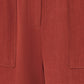 Yumi Brown Linen Mix Trousers