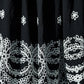 Yumi Black Embroidered Midi Skirt