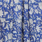 Yumi Blue Floral Cotton Tiered Maxi Skirt