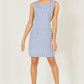 Yumi Navy Stripe Cotton Shift Dress