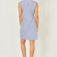 Yumi Navy Stripe Cotton Shift Dress