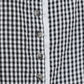 Yumi Black Gingham Cotton Top With Lace Trims