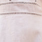 White Lace Trim V Neck Dress