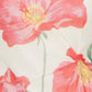 Yumi Ivory Poppy Print Mesh Top