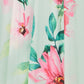 Yumi Mint Mesh Floral Maxi Dress