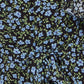 Yumi Blue Ditsy Print Floral Skater Dress