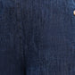 Yumi Blue Chambray Wide Leg Trousers With Button Details