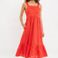 Louche Zora Scalloped Detailed Midi Sundress