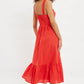 Louche Zora Scalloped Detailed Midi Sundress