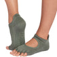 ToeSox Half Toe Bellarina Women's Yoga Grip Socks