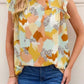 Abstract Printed Long Sleeve Blouse