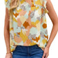 Abstract Printed Long Sleeve Blouse
