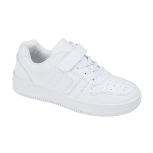 Boys Girls Black White trainers