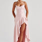 Women's Backless Ruffles Irregular Dress