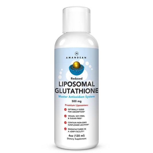 AMANDEAN Liposomal Glutathione 500mg (Setria) – Immune Support & Brain Health