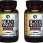 Amazing Herbs Premium Black Seed Oil Capsules – 90 Count x 2, 500mg, Gluten Free & Non-GMO