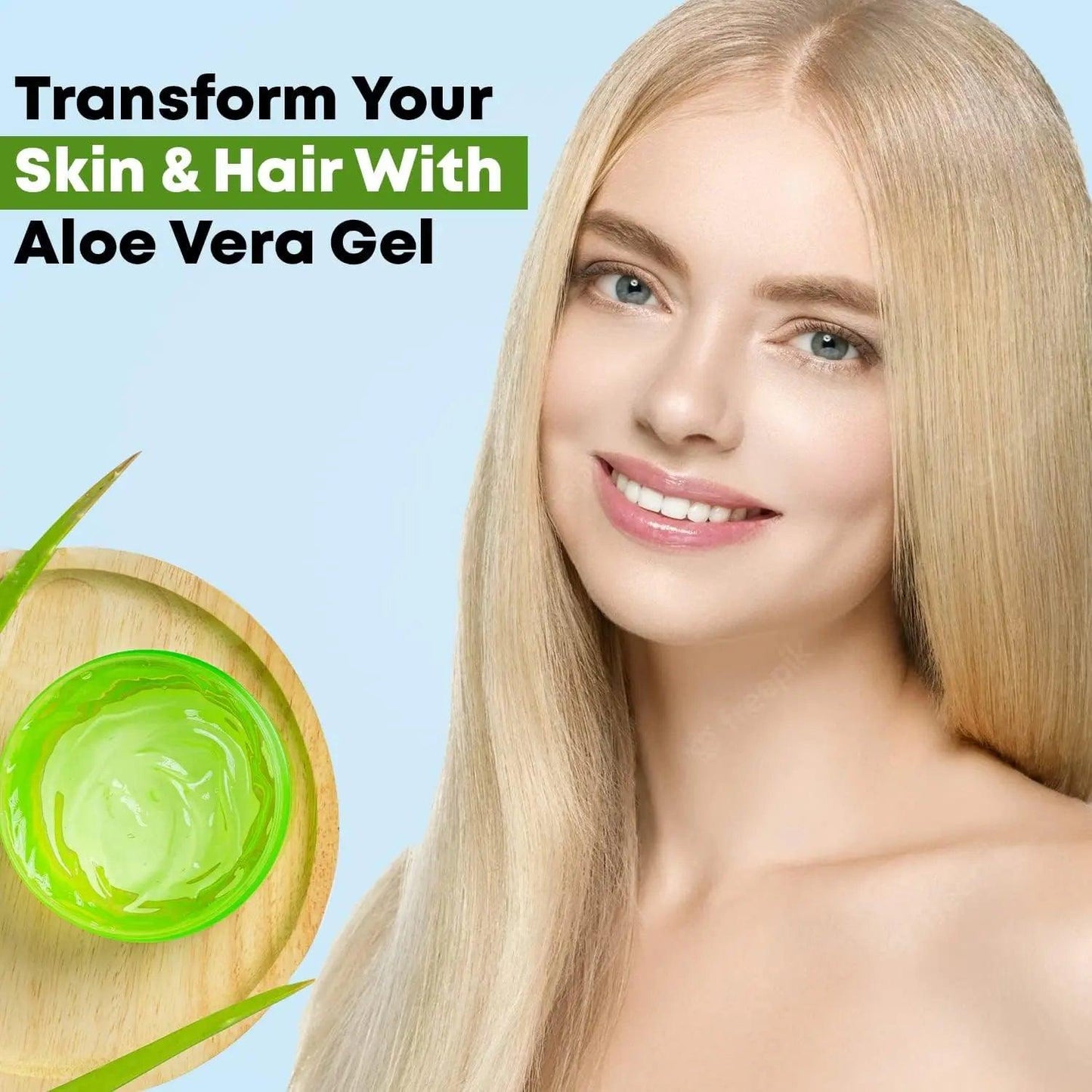 Ammuri Organic Aloe Vera Gel 300g – Pure, Alcohol-Free Gel for Face, Body & Hair