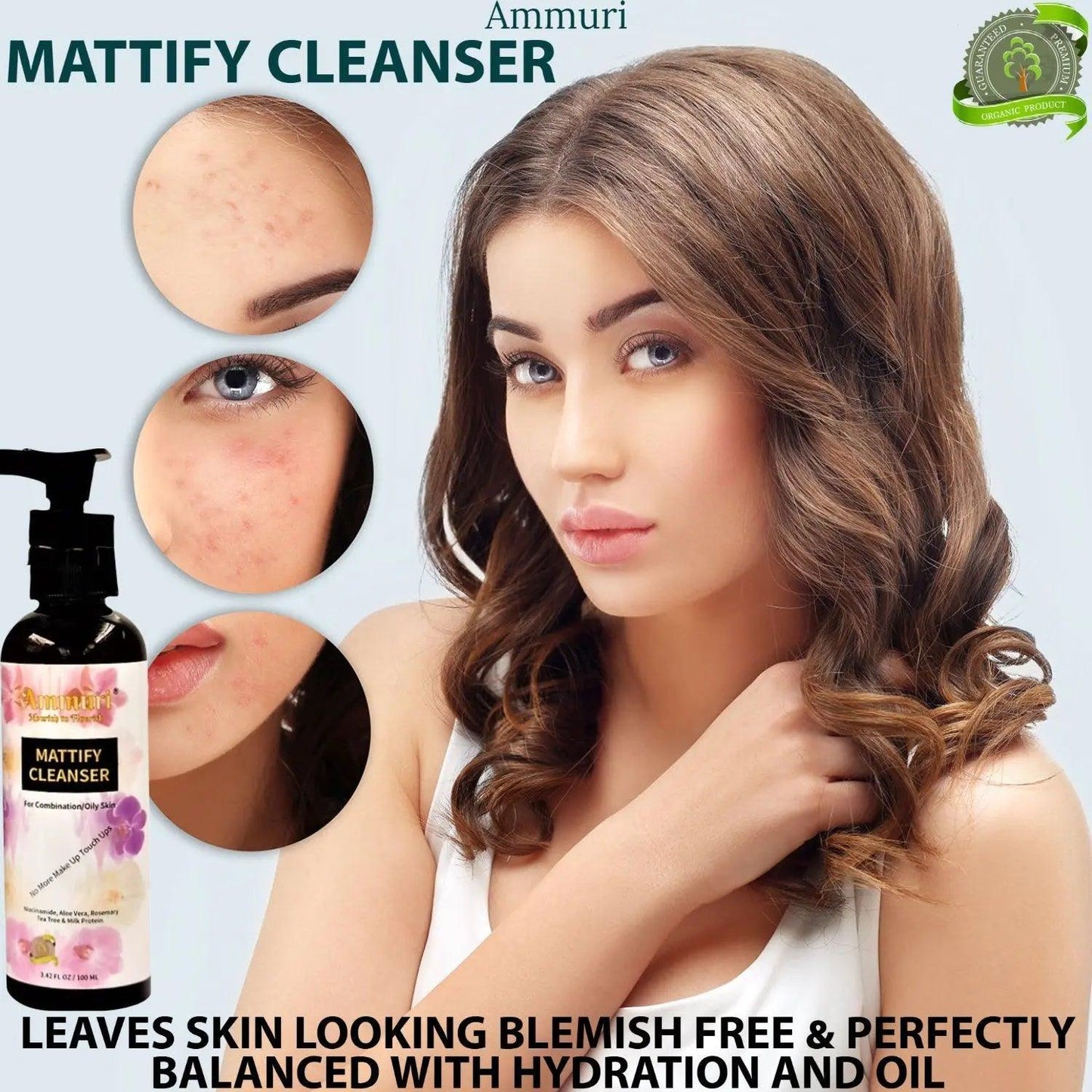 Ammuri Niacinamide Face Wash for Acne Treatment