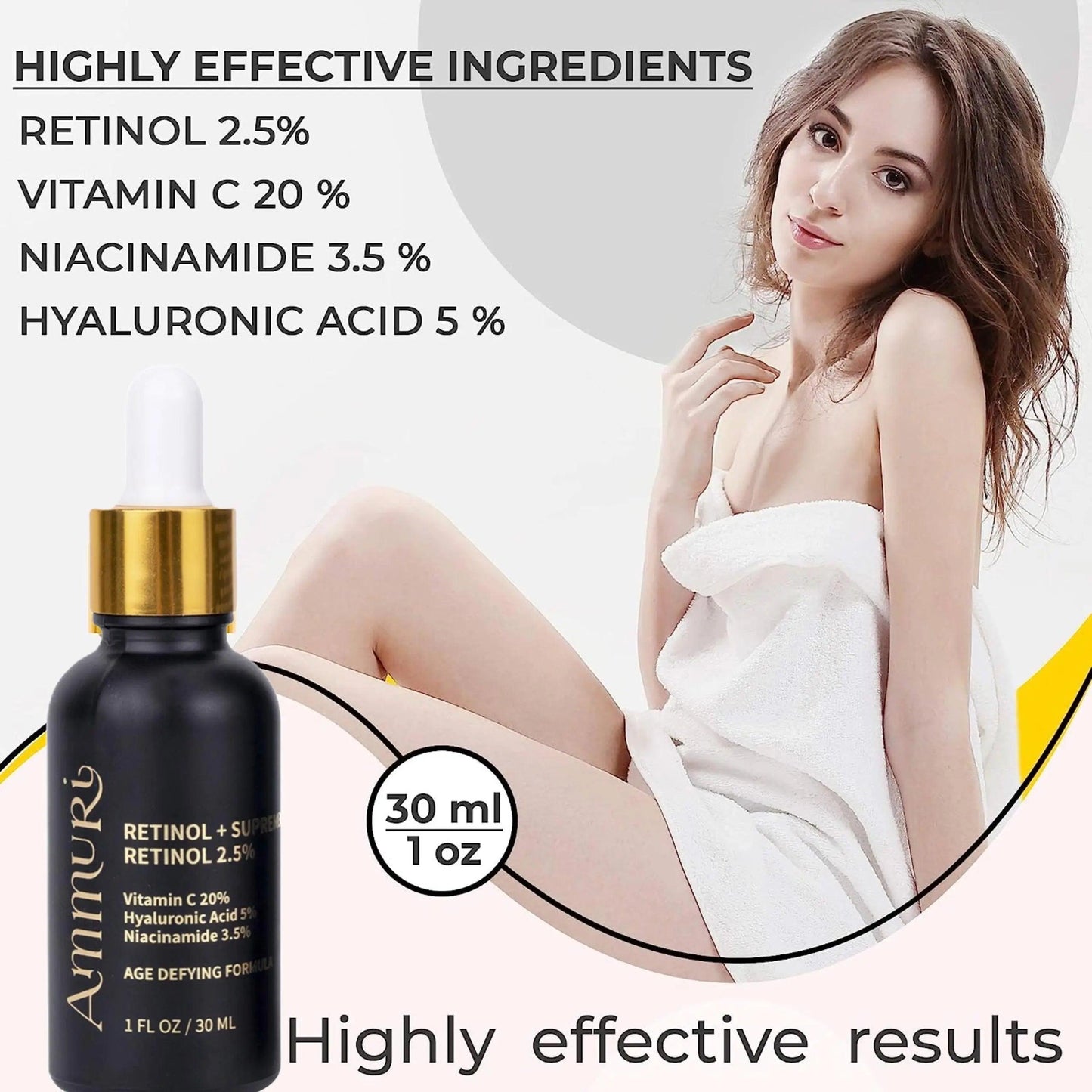 Ammuri Retinol Supreme Serum for Anti-Ageing Skin Care