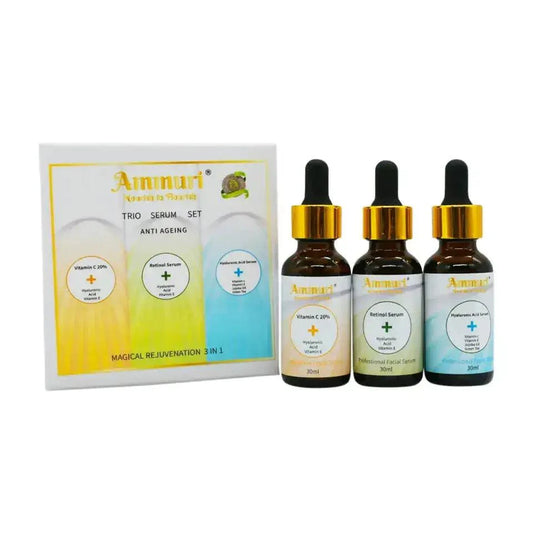 Ammuri Magical Rejuvenation 3-in-1 Trio Serum - Vitamin C Hyaluronic Retinol