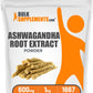 BulkSupplements Ashwagandha Root Extract Powder – 600 mg per Serving, 1 kg, Vegan & Gluten Free
