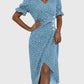 Barbara - Fresh Bloom V-Neck Dress