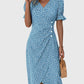 Barbara - Fresh Bloom V-Neck Dress