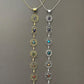 7 Chakra Energy Healing Gemstone Pendant Necklaces – Gold & Silver Finish