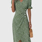 Barbara - Fresh Bloom V-Neck Dress