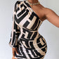 Sexy Asymmetrical One-Shoulder Bodycon Dress