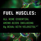BEYOND RAW Precision Amino | 10g Essential Aminos, 8g BCAAs (2:1:1) + BetaPower & Velositol | Gummy Worm | 25 Servings
