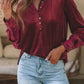 Biking Red Velvet Top