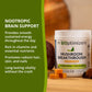 BIOptimizers Mushroom Coffee Alternative – Salted Caramel with Lion's Mane, Chaga, Reishi + Collagen & MCT (15 Servings)