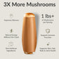 BIOptimizers Mushroom Coffee Alternative – Chai Drink with Lion’s Mane, Chaga, Reishi + Collagen – 15 Servings