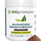 BIOptimizers Mushroom Coffee Alternative – Chocolate with Lion’s Mane, Chaga & Reishi + Collagen Peptides for Focus, Energy & Gut Health – Adaptogenic Mushrooms & MCT Powder – 30 Servings