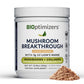BIOptimizers Mushroom Coffee Alternative – Salted Caramel with Lion's Mane, Chaga, Reishi + Collagen & MCT (15 Servings)