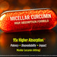 Biotest Micellar Curcumin – 95x Absorption, UCLA-Invented & Patented, 60 Capsules