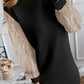 Black Shift Mini Dress – Sequin Balloon Sleeves