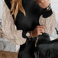Black Shift Mini Dress – Sequin Balloon Sleeves