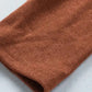 Brown Ribbed Peekaboo Cutout Long Sleeve Top