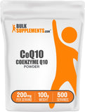 BulkSupplements CoQ10 Powder 200mg – Gluten Free, 100g Jar