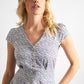 Cathleen Mini Floral Tea Dress Blue