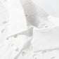 White Cutwork Embroidered Crop Top