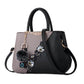 Handbags Fashionable Women's Handbags For Ladies Flower Pattern Crossbody Bags Splicing Color Shoulder Bags