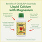 ChildLife Essentials Liquid Calcium for Kids with Magnesium, Zinc, and Vitamin D3 – Orange Flavor, 16 fl oz (3 Pack)