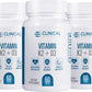 Clinical Effects Vitamin K2 + D3 | Max Absorption Bone & Heart Support | 3 Pack | Made in USA