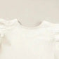 Corduroy Charm Ruffle Blouse