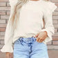 Corduroy Charm Ruffle Blouse