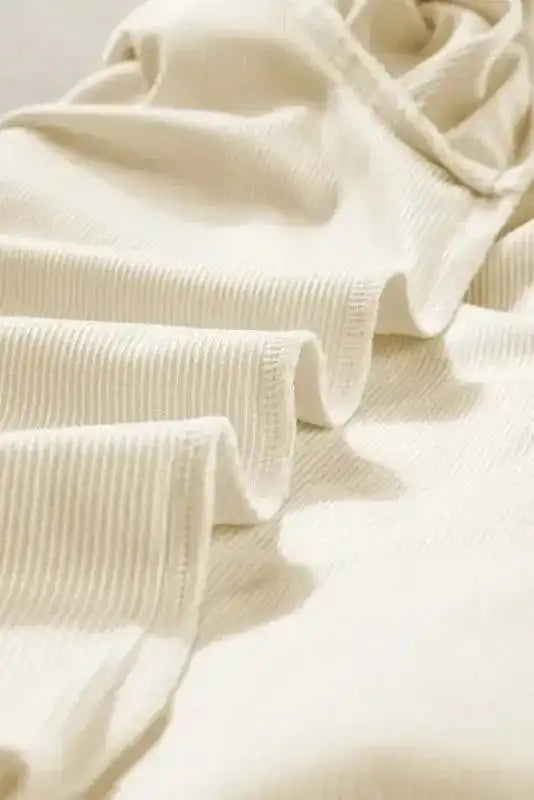 Corduroy Charm Ruffle Blouse