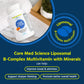 Core Med Science Liposomal Methylated B-Complex Multivitamin – 90 Softgels (Non-GMO) | Heart Health & Immune Support